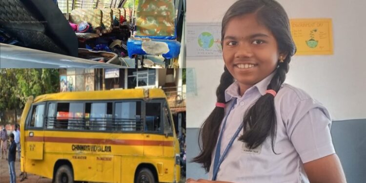 കണ്ണൂർ വളക്കൈ സ്‌കൂള്‍ ബസ് അപകടം: ഡ്രൈവര്‍ക്കെതിരെ മനപ്പൂര്‍വമല്ലാത്ത നരഹത്യയ്ക്ക് കേസ്