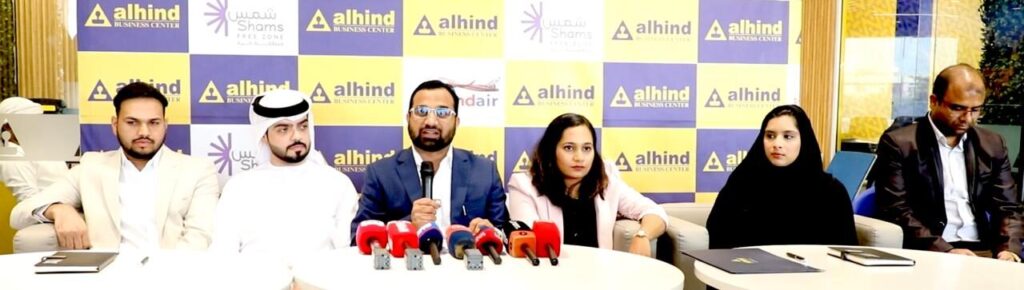 ഷാർജ മീഡിയ സിറ്റി യും അൽ ഹിന്ദ് ബിസിനസ് സെന്ററും കൈകോർത്ത് പ്രവർത്തിക്കുന്നു