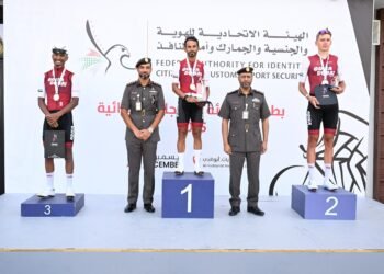 ഐസിപി സൈക്ലിംഗ് ചാമ്പ്യൻഷിപ്പിൽ ജിഡിആർഎഫ്എ ദുബായ് തിളങ്ങി; ആദ്യ മൂന്ന് സ്ഥാനങ്ങളും സ്വന്തമാക്കി