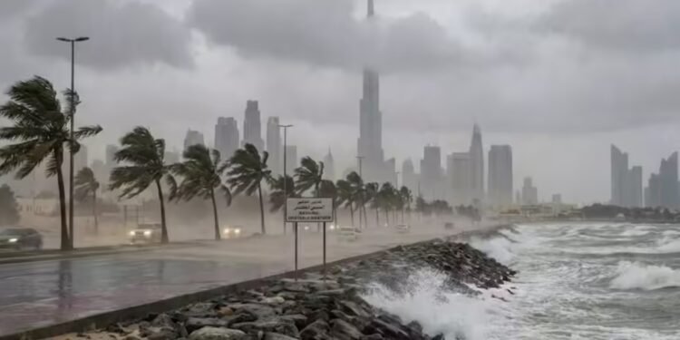 "Weather Alert: Restrictions on Parks and Beaches in UAE Following Heavy Rain."
