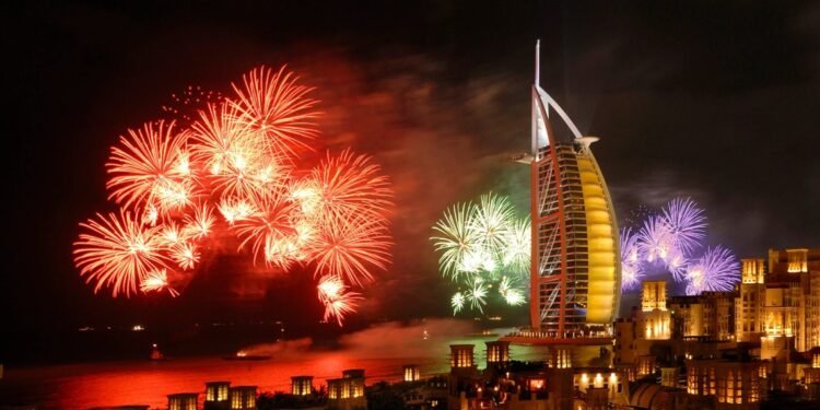 Dubai gears up for New Year celebrations; road closures and public transport arrangements in place.