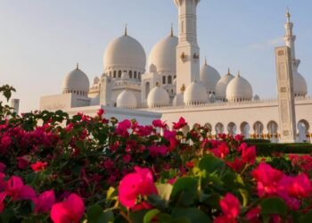 “Sheikh Zayed Flower Festival begins on a colourful note; the festival will run until the 30th of this month.”