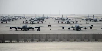 പശ്ചിമേഷ്യയിൽ യുദ്ധഭീഷണി ഉയരുന്നു; അൽ ഉദൈദ് എയർബേസിൽ യുഎസ് ടാങ്കർ വിമാനങ്ങളുടെ അസാധാരണ നീക്കം