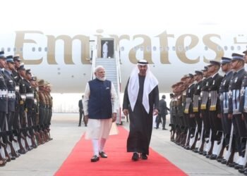 Agreement to strengthen India–UAE trade ties; trade target set at USD 200 billion by 2032.