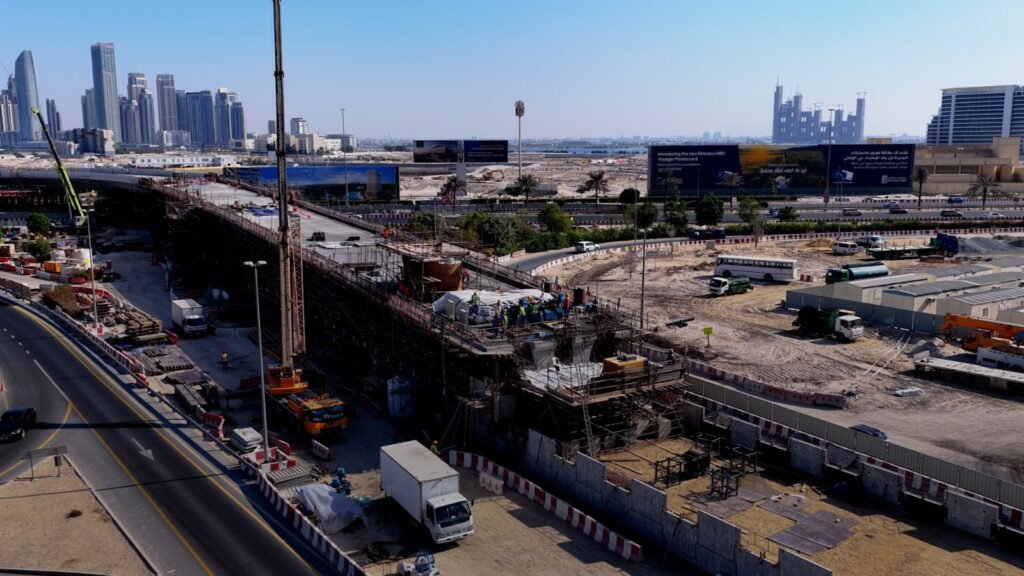 Dubai travel gets faster: 60% of the Oud Metha Road development project completed.