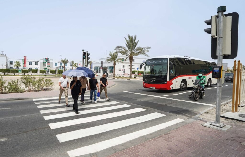 “Dubai transport moves at ‘rocket’ speed; 67 major projects completed.”