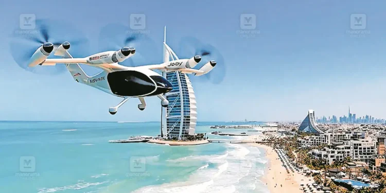 യുഎഇയിൽ എയർ ടാക്സി സർവീസ് ഉടൻ: മണിക്കൂറിൽ 320 കി.മീ വേഗത്തിൽ ലക്ഷ്യത്തിലെത്താം