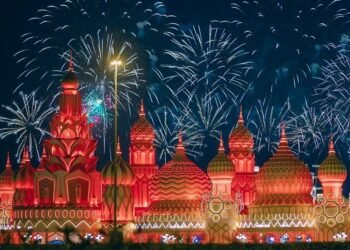 “Grand drone spectacle at Global Village; the biggest show of the season tomorrow.”