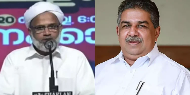 മന്ത്രി സജി ചെറിയാൻ വർഗീയത വളർത്തുന്ന ദുശ്ശക്തികളുടെ ശബ്ദം; മാപ്പ് പറയണമെന്ന് സമസ്ത