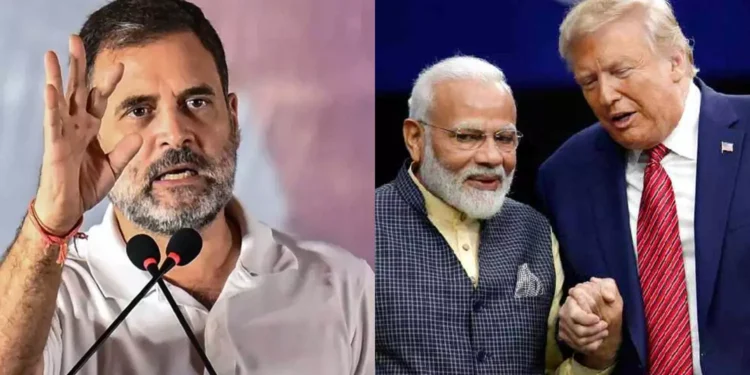 ‘സമ്മർദങ്ങൾക്ക് വഴങ്ങി പ്രധാനമന്ത്രി രാജ്യത്തെ വിറ്റു’;ഇന്ത്യ–യുഎസ് വ്യാപാര കരാറിനെതിരെ രാഹുൽ ഗാന്ധി