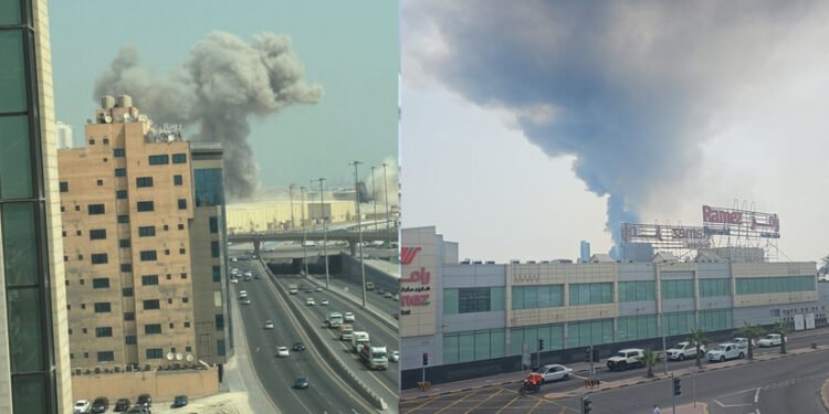 ഇറാന്റെ തിരിച്ചടി: യുഎഇയിലെയും ബഹ്റൈനിലെയും അമേരിക്കന്‍ സൈനിക താവളങ്ങള്‍ക്ക് നേരെ ആക്രമണം.