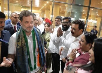 മാനനഷ്ടക്കേസ്: രാഹുൽ ഗാന്ധി ഭിവണ്ടി കോടതിയിൽ ഹാജരായി