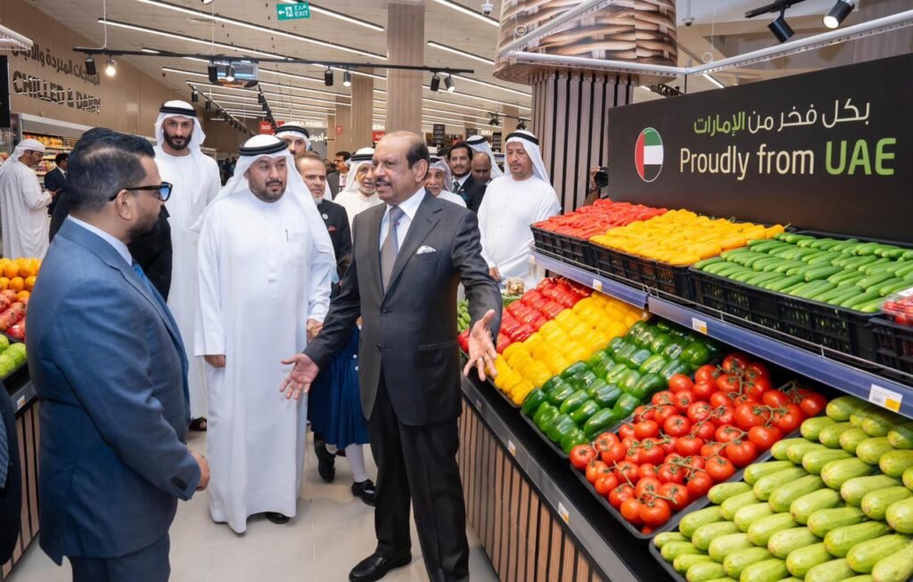 Lulu’s new hypermarket in Sharjah; M.A. Yusuffali says services will be expanded to suburban areas as well.