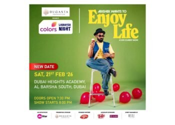 A laughter fest in Dubai; Abhishek Kumar’s comedy special “Abhishek Wants to Enjoy Life” on February 21.