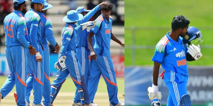 അണ്ടർ 19 ലോകകപ്പിൽ ഇന്ത്യ ഫൈനലിൽ; മലയാളി താരം ആരോൺ ജോർജിന് തകർപ്പൻ സെഞ്ച്വറി