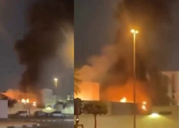 ദുബൈ യു.എസ് കോൺസുലേറ്റിന് സമീപം ഡ്രോൺ പതിച്ച് തീപ്പിടുത്തം; ആർക്കും പരിക്കില്ല