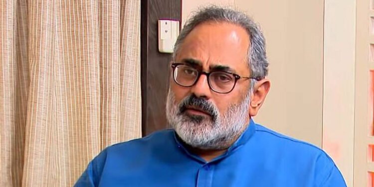 മൂന്നാം എൽ.ഡി.എഫ് സർക്കാറിന് സാധ്യതയില്ല; കോൺഗ്രസ് നാണമില്ലാത്ത പാർട്ടിയെന്ന് രാജീവ് ചന്ദ്രശേഖർ