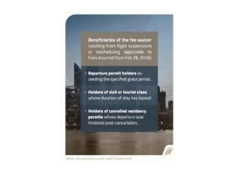 Relief for expatriates; fines waived for those whose visas have expired.