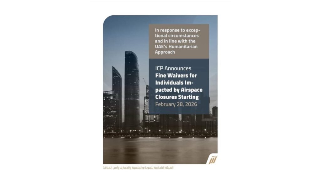 Relief for expatriates; fines waived for those whose visas have expired.