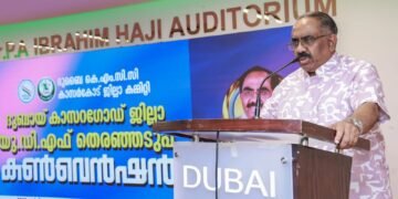 Kasaragod election heat reaches Dubai; UDF convention inaugurated by Yahya Thalangara.
