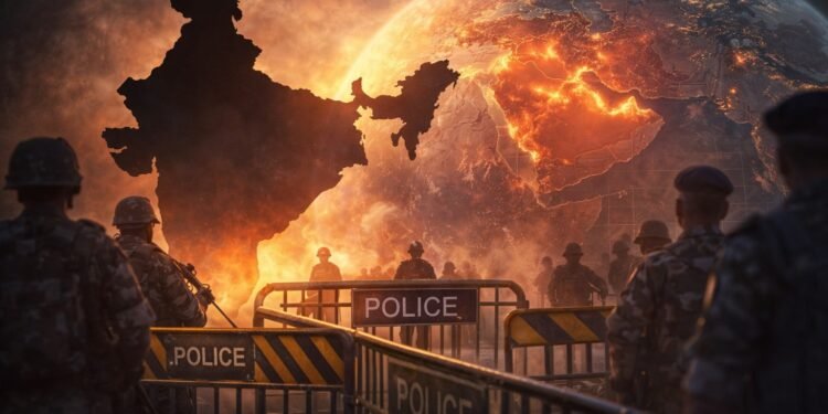 പശ്ചിമേഷ്യൻ യുദ്ധത്തിൽ സംസ്ഥാനങ്ങൾക്ക് ആഭ്യന്തര മന്ത്രാലയത്തിന്റെ ജാഗ്രതാ നിർദ്ദേശം, ഇന്ത്യയിൽ വർഗീയ സംഘർഷ സാധ്യതയെന്ന് മുന്നറിയിപ്പ്.