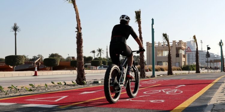 Dubai strengthens cycling infrastructure; total cycling track length reaches 636 kilometres.