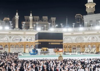 ഹജ്ജ് ഒരുക്കം: കിസ്‌വ ഉയർത്തിക്കെട്ടി; കഅ്ബയുടെ വാർഷിക അറ്റകുറ്റപ്പണികൾ പൂർത്തിയായി