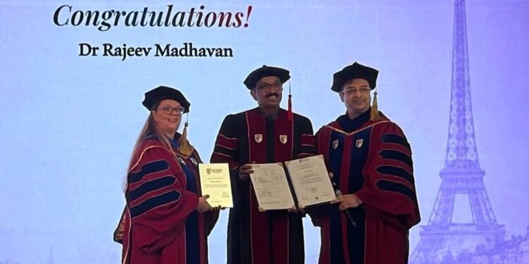 ദേശീയ വിദ്യാഭ്യാസ നയം യുഎഇയിൽ നടപ്പാക്കൽ; ശ്രദ്ധേയ ഗവേഷണവുമായി മലയാളി അധ്യാപകൻ, പാരീസ് സർവകലാശാലയിൽ നിന്ന് ഡോക്ടറേറ്റ്