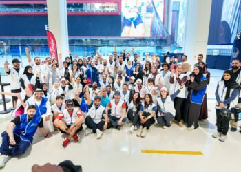 Participants at the Arab Media Summit Mallathon hosted inside Dubai Mall.