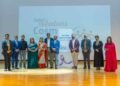 അമിറ്റി യൂണിവേഴ്സിറ്റിയിൽ നടന്ന ആസ്റ്റർ വോളണ്ടിയേഴ്സ് കോസ്മോസ് പരിപാടിയിൽ പങ്കെടുത്ത സന്നദ്ധപ്രവർത്തകരും കാൻസർ അതിജീവിതരും.