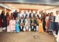 Siju Joseph and new office bearers of Dubai Oasis Lions Club at the 2026 installation ceremony in Dubai