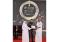Mithun G. Panikkasery receiving the Golden Achievement Award 2026 at Hyatt Regency Thiruvananthapuram.