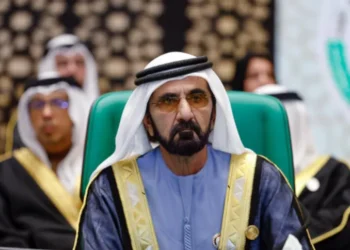 His Highness Sheikh Mohammed bin Rashid Al Maktoum inspecting developmental projects in Dubai