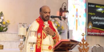 St. Alphonsa feast celebrations and procession at Fujairah Catholic Church.