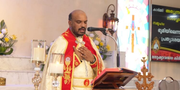 St. Alphonsa feast celebrations and procession at Fujairah Catholic Church.