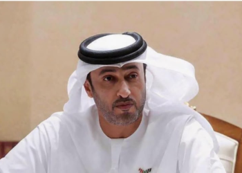The official seal of the UAE Public Prosecution office in Abu Dhabi.