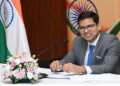 Consul General of India Dr E. Vishnu Vardhan Reddy addressing media in Dubai