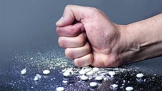 UAE Anti-Narcotics campaign highlighting drugs disguised in sweets, paper, and delivery packages