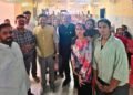 Medical professionals conducting heatstroke and CPR awareness campaign for workers in Dubai