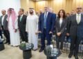 Inauguration ceremony of the Arab Youth Center facility in Al Muqabalain, Amman, with UAE and Jordanian officials.