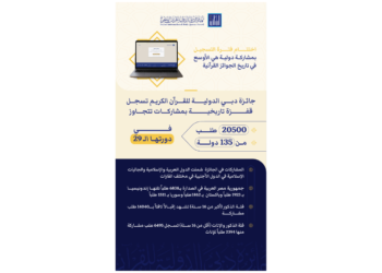 Dubai International Holy Quran Award announcement setup