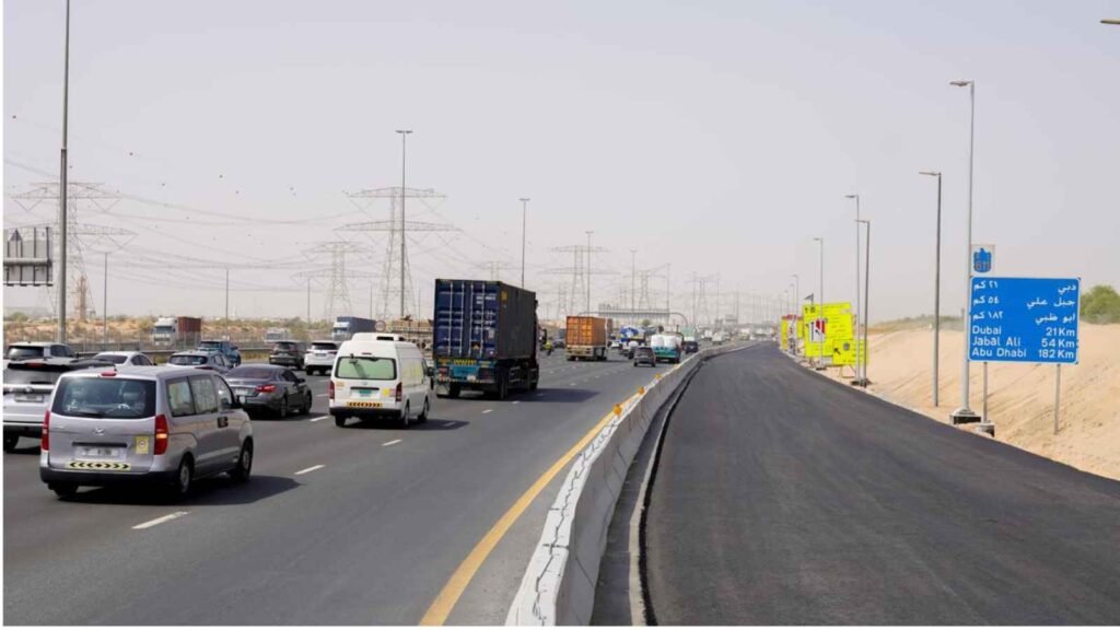Dubai's RTA will open two new lanes along a 5km stretch of Emirates Road on August 30, boosting capacity by 33% for Sharjah-Dubai commuters.
