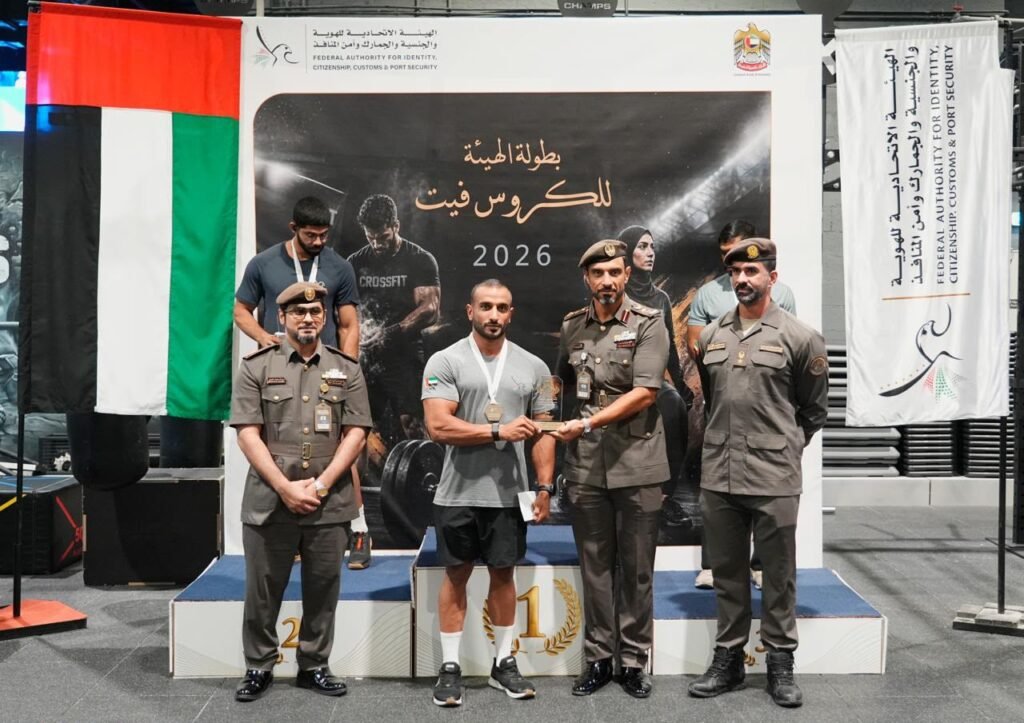 GDRFA Dubai officers earned four podium finishes at the 2026 ICP CrossFit Championship, winning top honors in both men’s and women’s fitness categories.