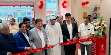 Inauguration of Kalyan Silks showroom in Rolla Sharjah by Sheikh Abdullah bin Mohammed Al Qasimi