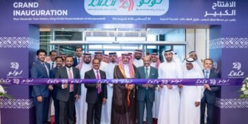 Lulu Group expands its retail network in Saudi Arabia with the opening of a 95,648 sq ft hypermarket in Madinah near the Haramain Railway Station.