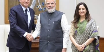 Prime Minister Narendra Modi meets Netflix Co-CEO Ted Sarandos in New Delhi