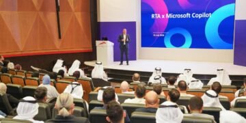 RTA and Microsoft executives during Microsoft Copilot Day in Dubai