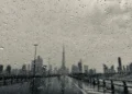 National Centre of Meteorology forecast map displaying cloud cover over the UAE