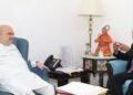 LuLu Group Chairman MA Yusuff Ali in discussion with Union Home Minister Amit Shah in New Delhi.