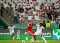 The UAE national football team advanced to the Gulf Cup 27 semi-finals after a commanding 3-0 win over holders Bahrain at Prince Abdullah Al-Faisal Stadium in Jeddah.